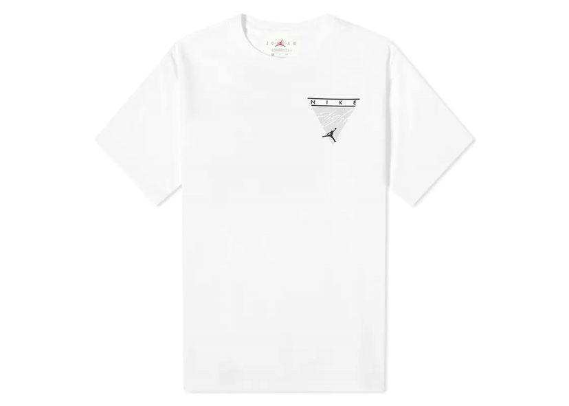 T-paita Jordan Jordan Flight Essentials Tee White/Black Valkoinen | CZ8063-101