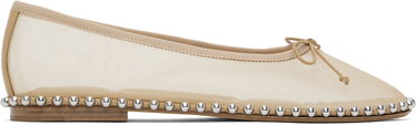 Vaatteet Alexander Wang Alexander Wang Lina Ballchain Ballerina Flats Beige | 30125F046, 0