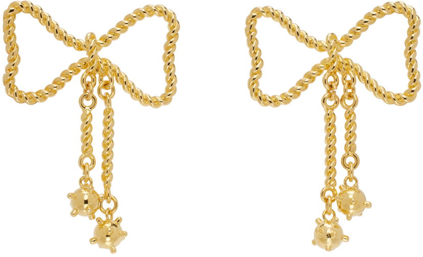 Korvakorut Chopova Lowena Chopova Lowena Mace Bow Earrings Metallinen | 6501