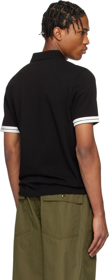 Poolopaita Moncler Moncler Archivio Short Sleeve Polo Musta | K10918A0002789ALK, 2