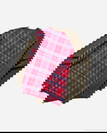 Villapaita Comme des Garçons Asymmetric Paneled Sweater Vihreä | PP-N006-W25 1, 0