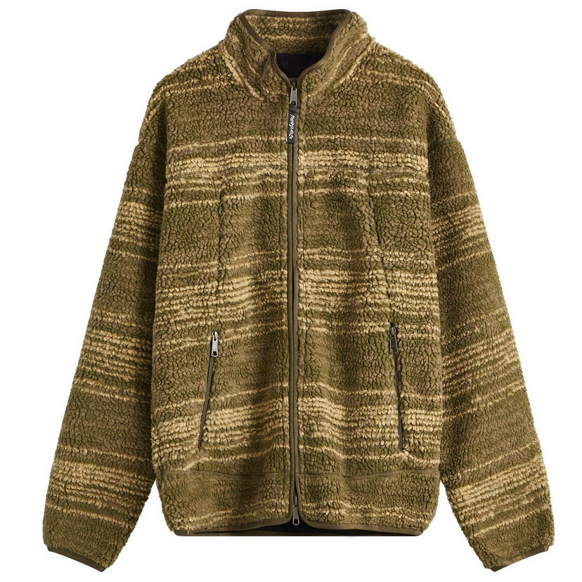 Huppari Polar Skate Co. Fleece Jacket With Zip Closure Vihreä | PSC-W24-3