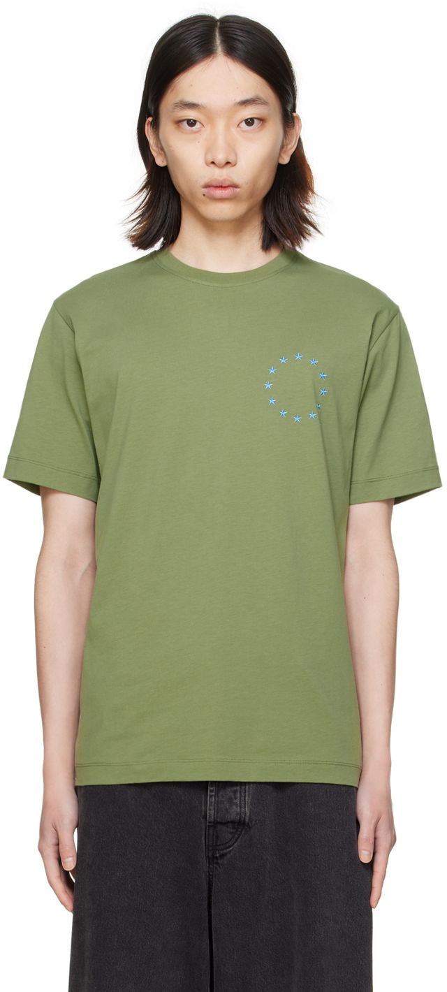 T-paita Études Wonder Europa Graphic T-Shirt Vihreä | E24MM106A00733
