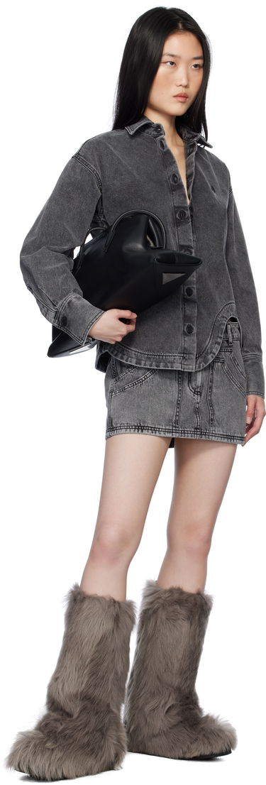 Paita The Attico Attico Eliza Denim Shirt Harmaa | 250WCB00074 DDD104AA, 3