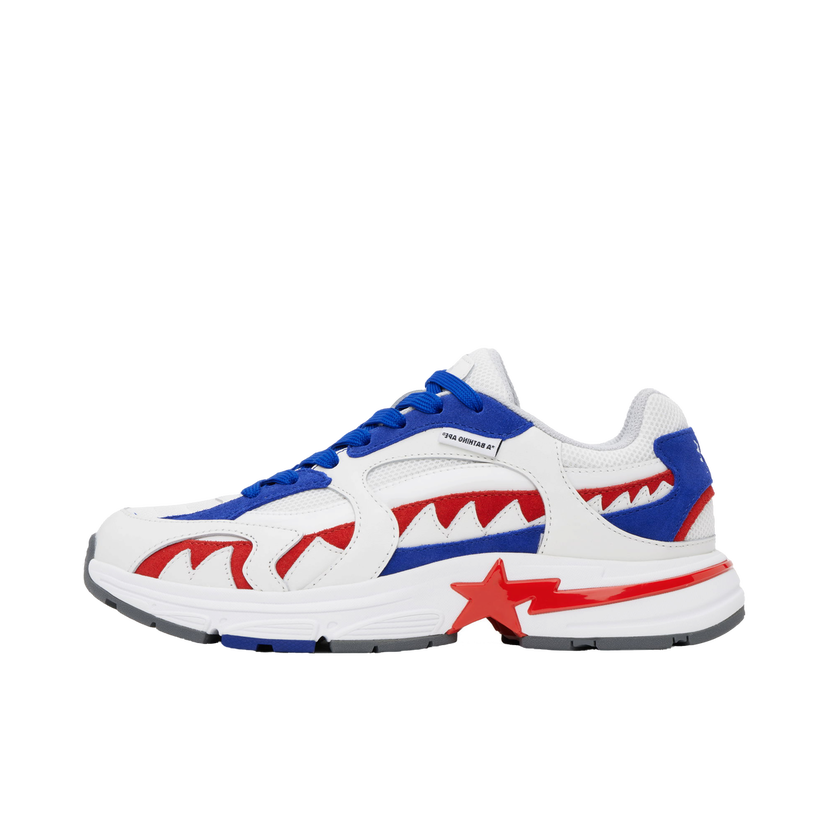 Tennarit ja kengät BAPE A Bathing Ape Shark STA UK M1 Valkoinen | 001FWK201308M