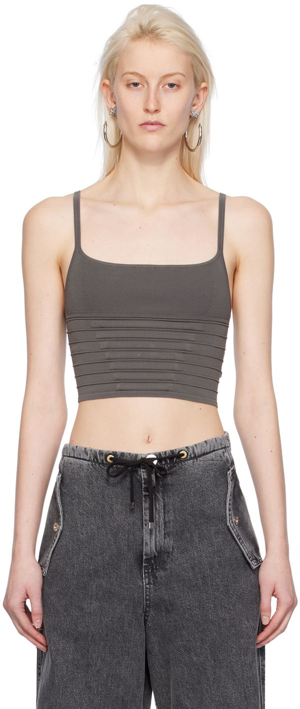 Tankkitoppi Dion Lee Dion Lee Ventral Compact Tank Top Harmaa | A7773PS24