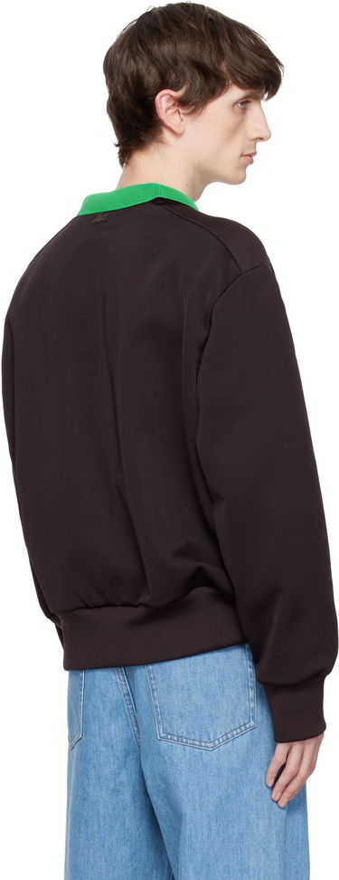 Villapaita Lacoste Lacoste Runway Badge Sweatshirt Ruskea | SH6761, 2