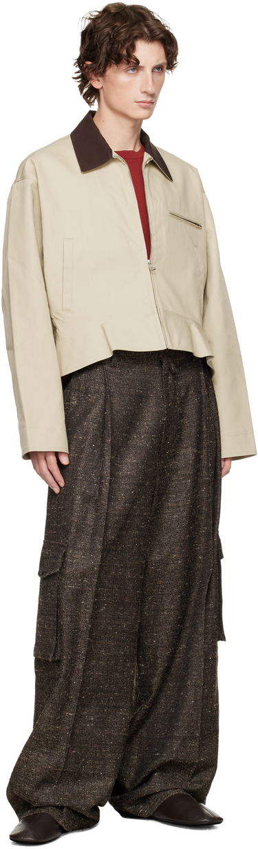Takki JW Anderson JW Anderson Curved Hem Jacket Beige | JK0413-PG1802, 3
