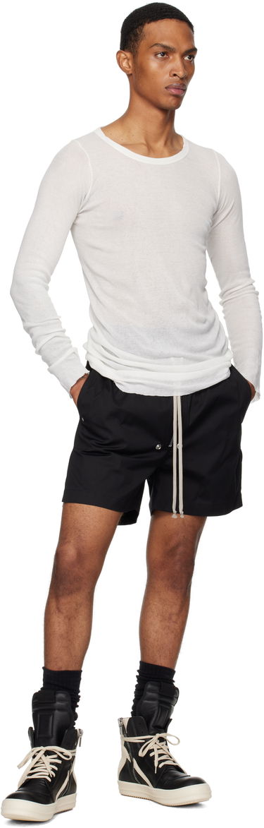 Shortsit Rick Owens Concordians Bela Boxers Shorts Musta | RU02E1391 TE, 3