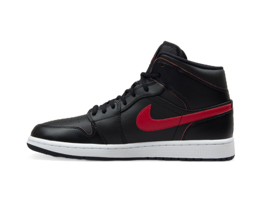 Rajoitettu erä Jordan Air Jordan 1 Retro Mid "Black Team Red" Musta | 554724-009