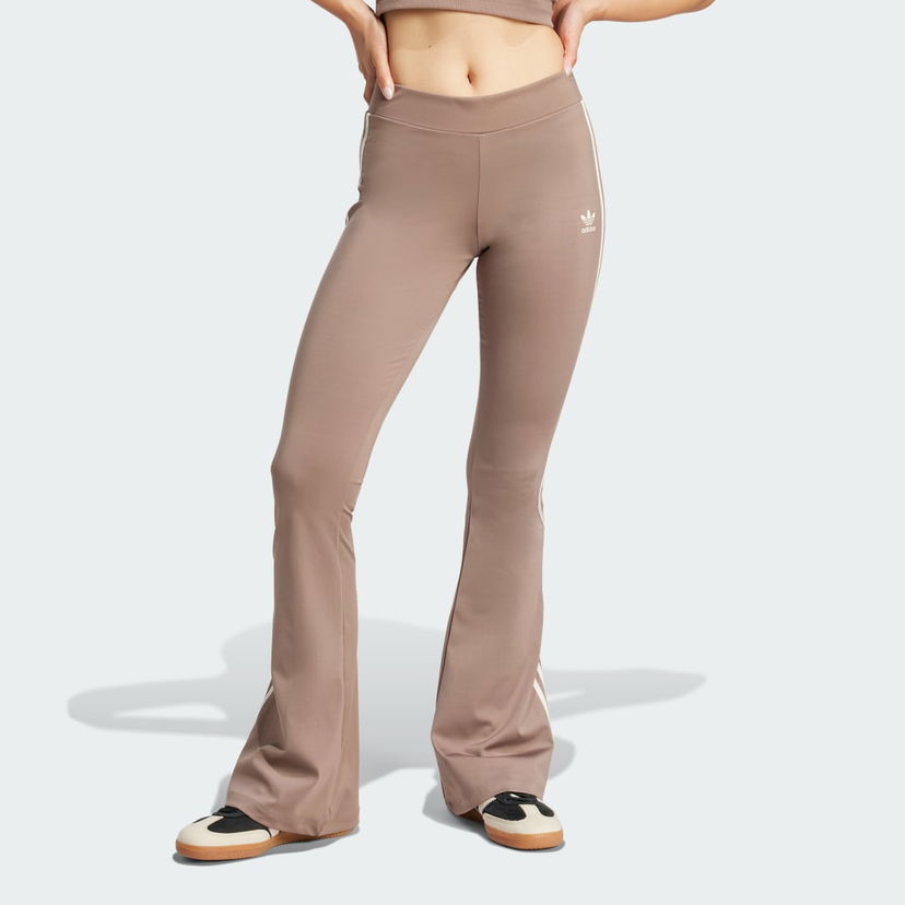 Leggingsit adidas Performance Sports Flare Leggings Ruskea | JD4601