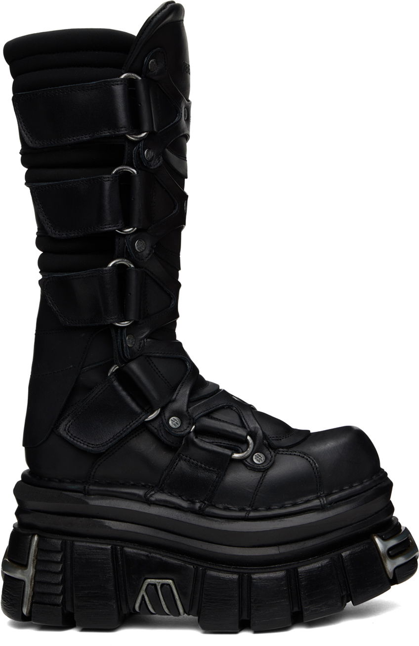 Vaatteet VETEMENTS Vetements New Rock Edition Tower Boots Musta | UE64BO230B, 0