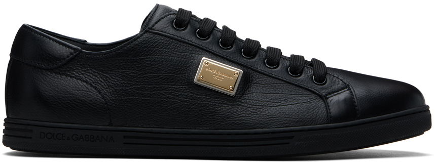 Tennarit ja kengät Dolce & Gabbana Saint Tropez Calfskin Musta | CS1735AN990, 0