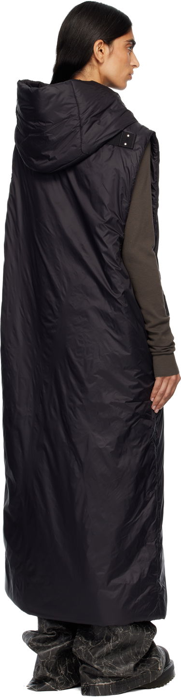 Takit Rick Owens Rick Owens DRKSHDW Concordians Hooded Liner Coat Musta | DS02E7922 NP, 2