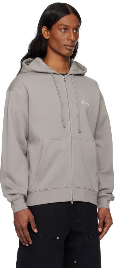 Huppari Dime Dime Cursive Zip Hoodie Harmaa | DIME2SP2547CHA, 1