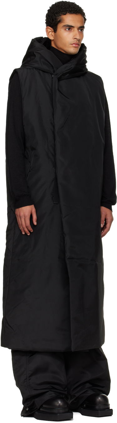 Liivi Rick Owens Rick Owens DRKSHDW Concordians Hooded Vest Musta | DU02E7972 NCV, 1