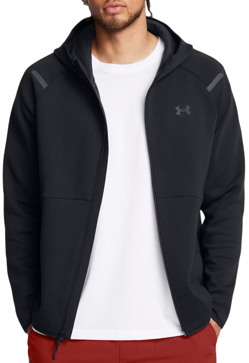 Huppari Under Armour Fleece Full-Zip Hoodie Musta | 1389352-001