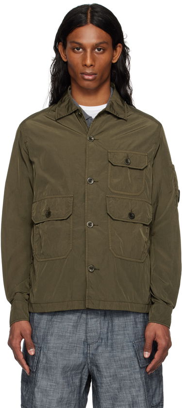 Tuulitakki C.P. Company C.P. Company Chrome-R Overshirt Vihreä | 18CMOS013A-005904G, 0
