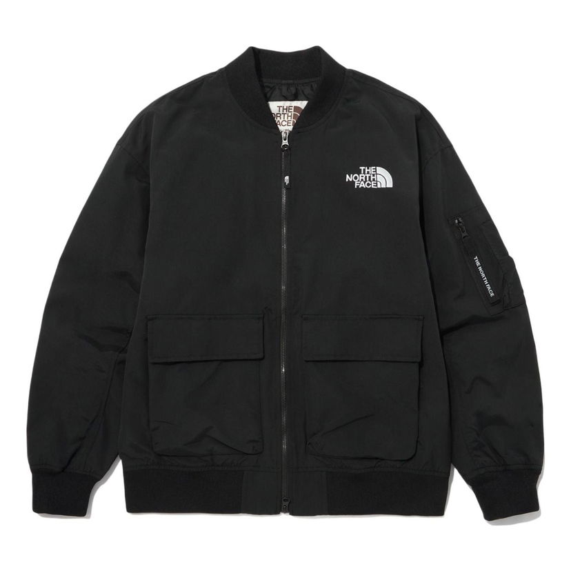 Bomber-takki The North Face Logo Neilton Bomber Jacket Musta | NJ3BP12J