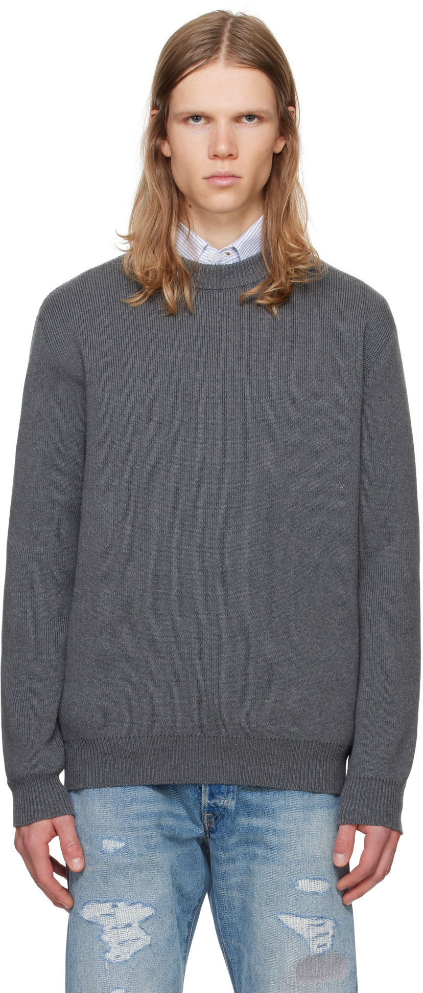 Villapaita Golden Goose Logo Sweater Harmaa | GMP00841.P000662.60304