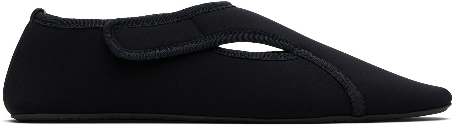 Tennarit ja kengät Alaïa ALAÏA Neoprene Ballerina Flats Musta | AA3A065A016, 0