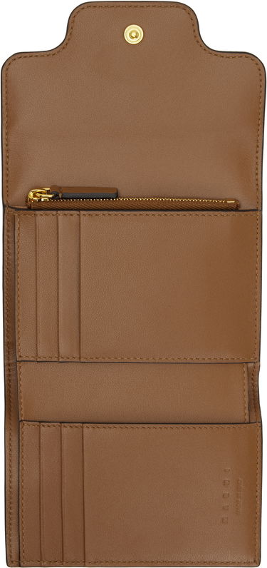 Lompakko Marni Marni Trunkaroo Trifold Wallet Musta | PFMO0109U0 P6948, 4