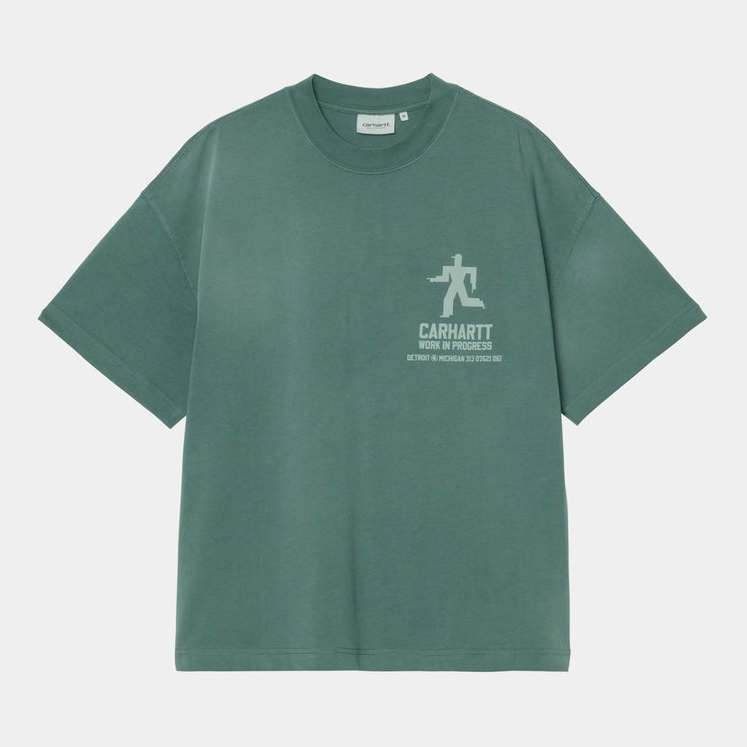 T-paita Carhartt WIP Carhartt WIP Distance Short Sleeve T-Shirt Vihreä | I035449_9