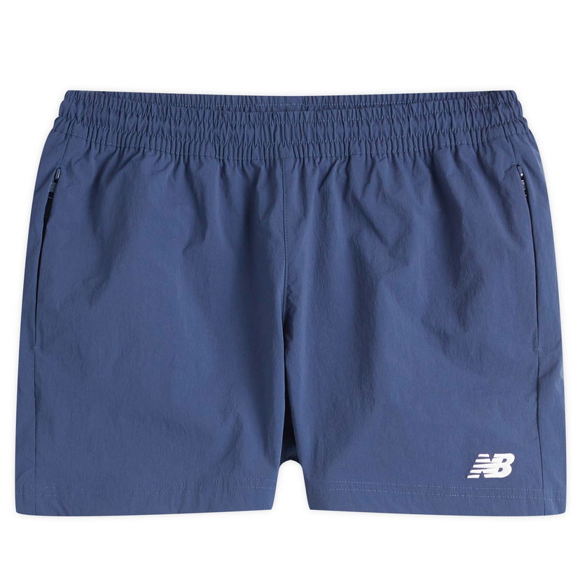 Shortsit New Balance Athletics Stretch Woven 5" Shorts Sininen | MS41517-NNY