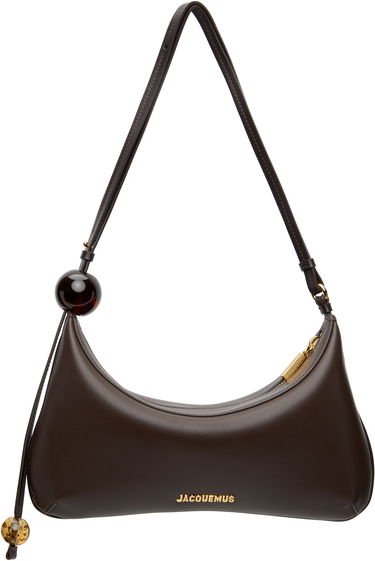 Olkalaukku Jacquemus Jacquemus 'The large Bisou Perle' Shoulder Bag Ruskea | 25E251BA410-3171, 0