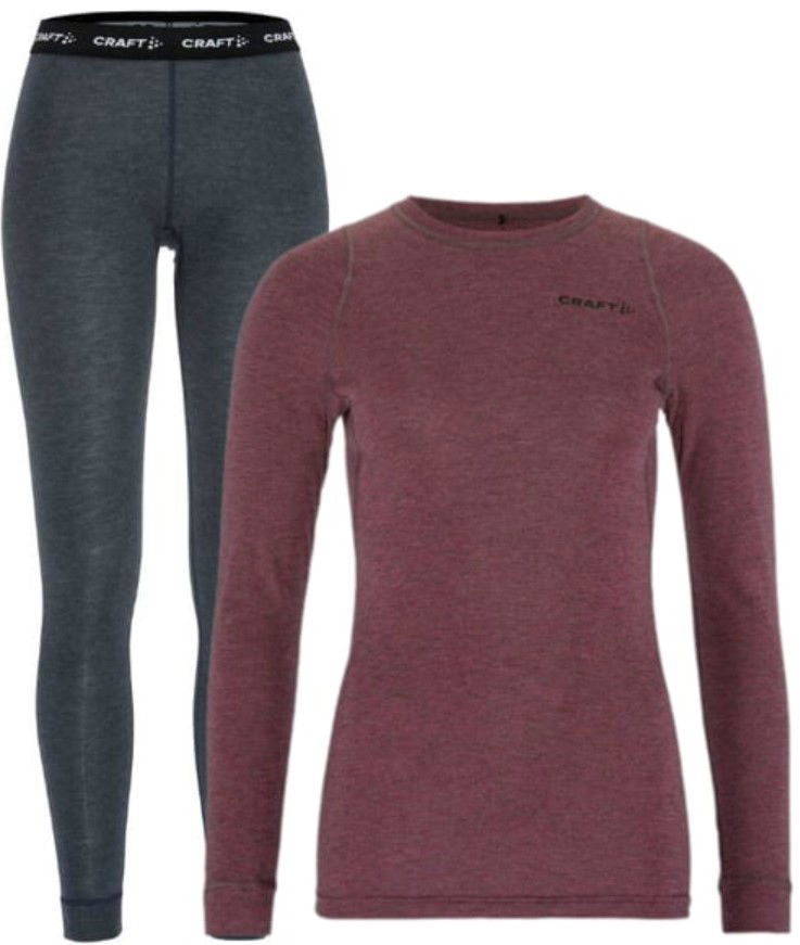 Sukat Craft Craft Core Merino Wool Base Layer Set Burgundia | 1909710-744200