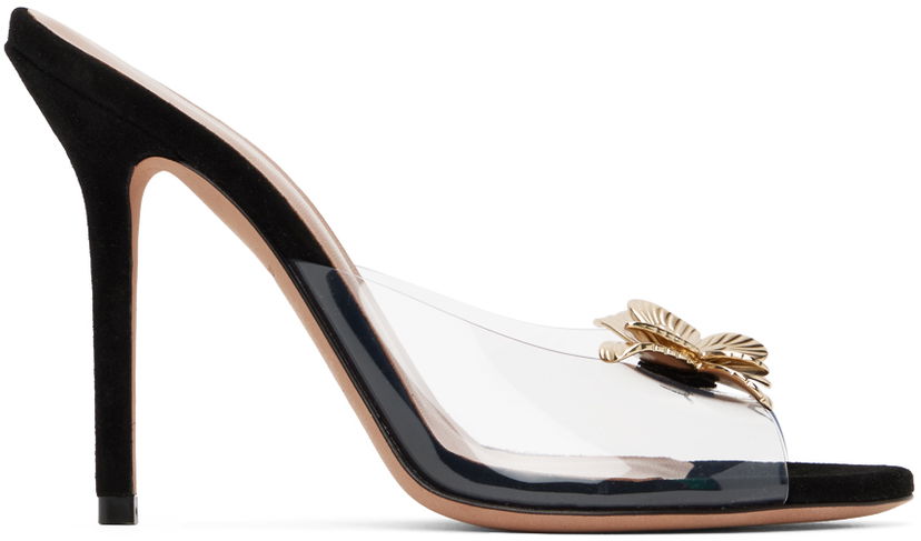 Asusteet Blumarine Blumarine Dafne Heeled Mules Musta | 6A4555EX124S3403