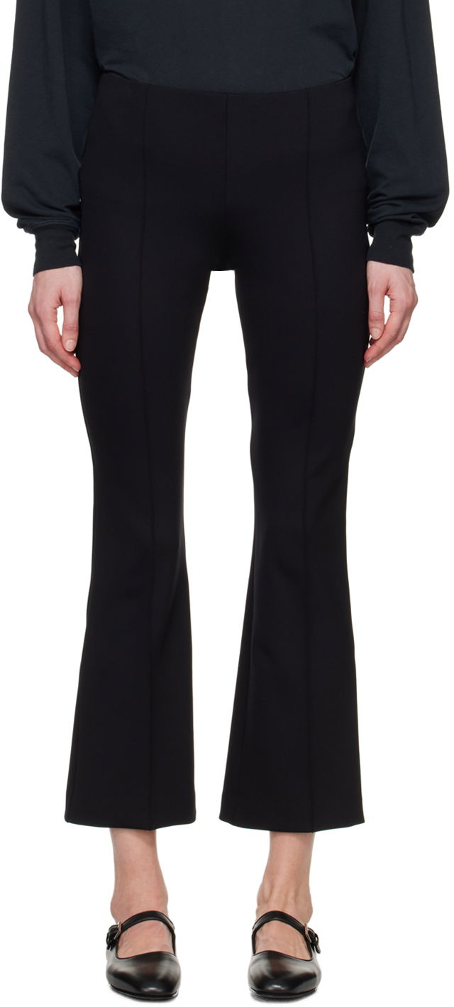 Housut The Row Black Flare Formal Trousers Musta | 3202-K106