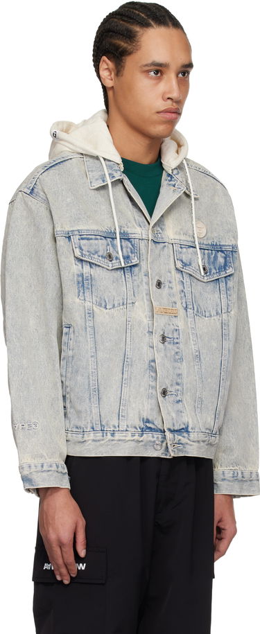 Takki AAPE by A Bathing Ape AAPE by A Bathing Ape 'AAPE Now' Hooded Denim Jacket Sininen | AAPLJM7700XBNBLR, 1