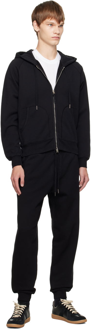 Huppari Tom Ford TOM FORD Cotton Zip Hoodie Musta | JDL010-JMC072, 3
