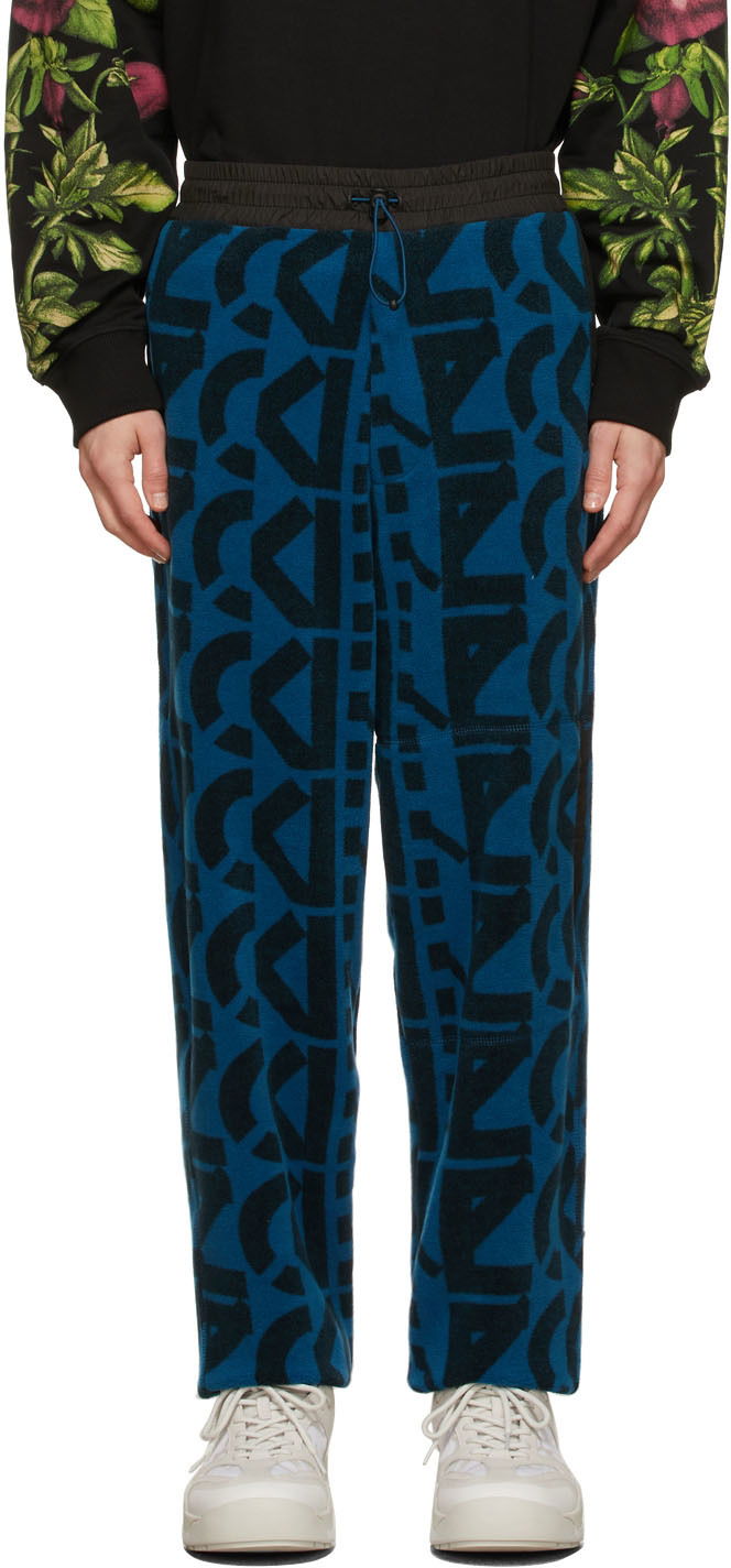 Verryttelyhousut KENZO Polar Fleece Sweatpants Tummansininen | FB65PA7544MR, 0