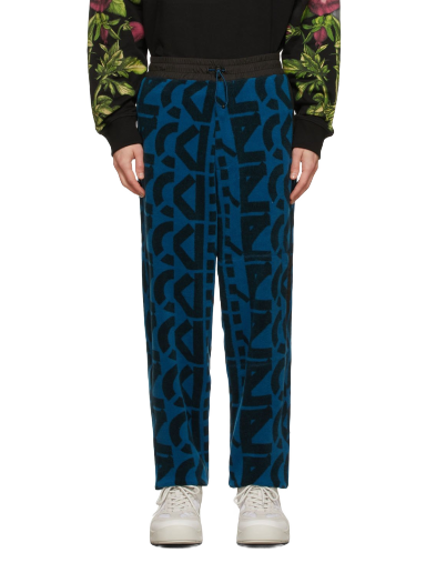 Verryttelyhousut KENZO Polar Fleece Sweatpants Tummansininen | FB65PA7544MR