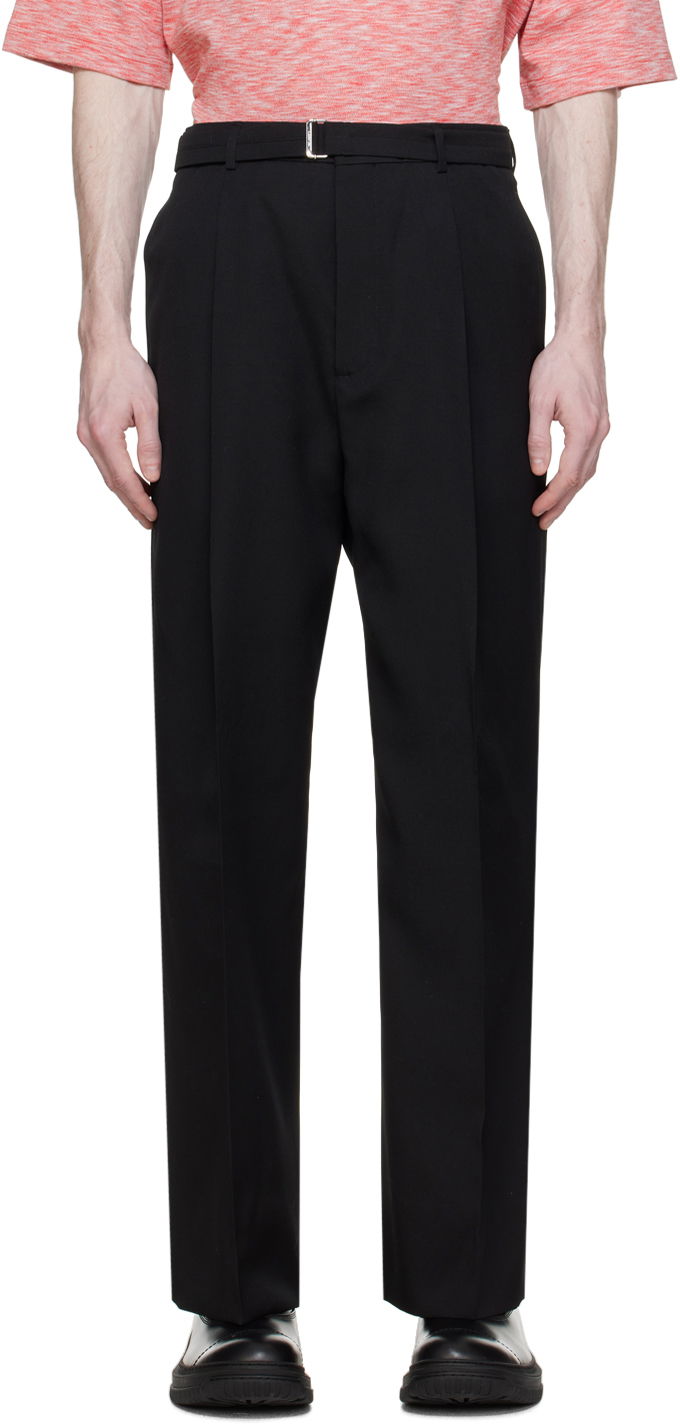 Housut LANVIN Lanvin Wide-Leg Trousers Musta | RM-TR0022-5857-P24