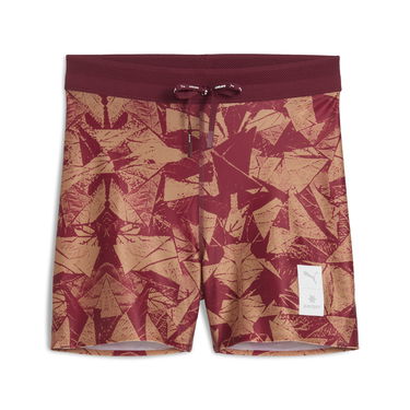 Shortsit Puma PUMA x SAYSKY Geometric Pattern Short Running Tights Burgundia | 527834_90, 0