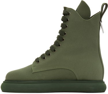 Vaatteet The Attico Attico Selene Canvas Ankle Boots Vihreä | 221WS443 C008, 2