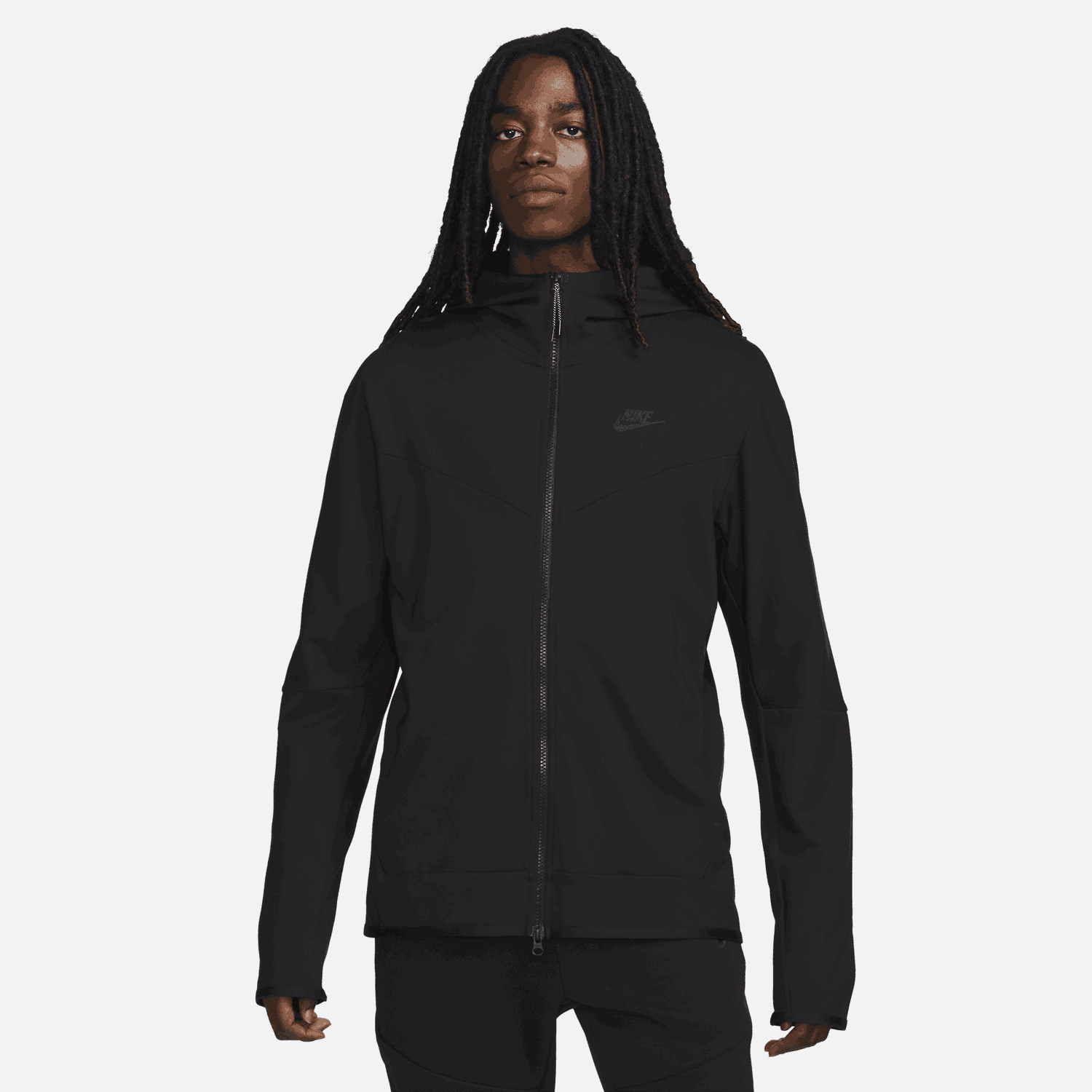 Huppari Nike Tech Fleece Lightweight Hoodie Musta | DX0822-010, 0