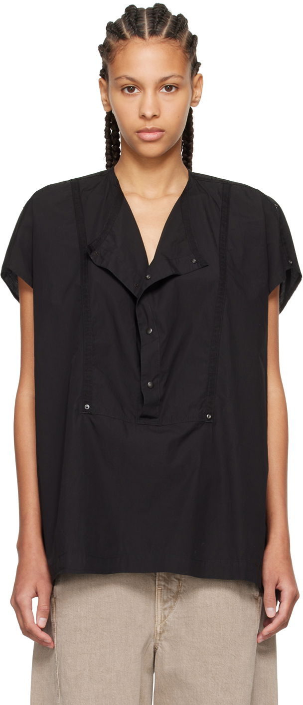 Tankkitoppi LEMAIRE Cap Sleeve Blouse Musta | TO1185 LF1218