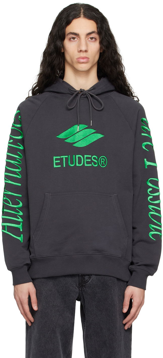 Huppari Études Études Racing Eco Hoodie Harmaa | E23MM270A01696