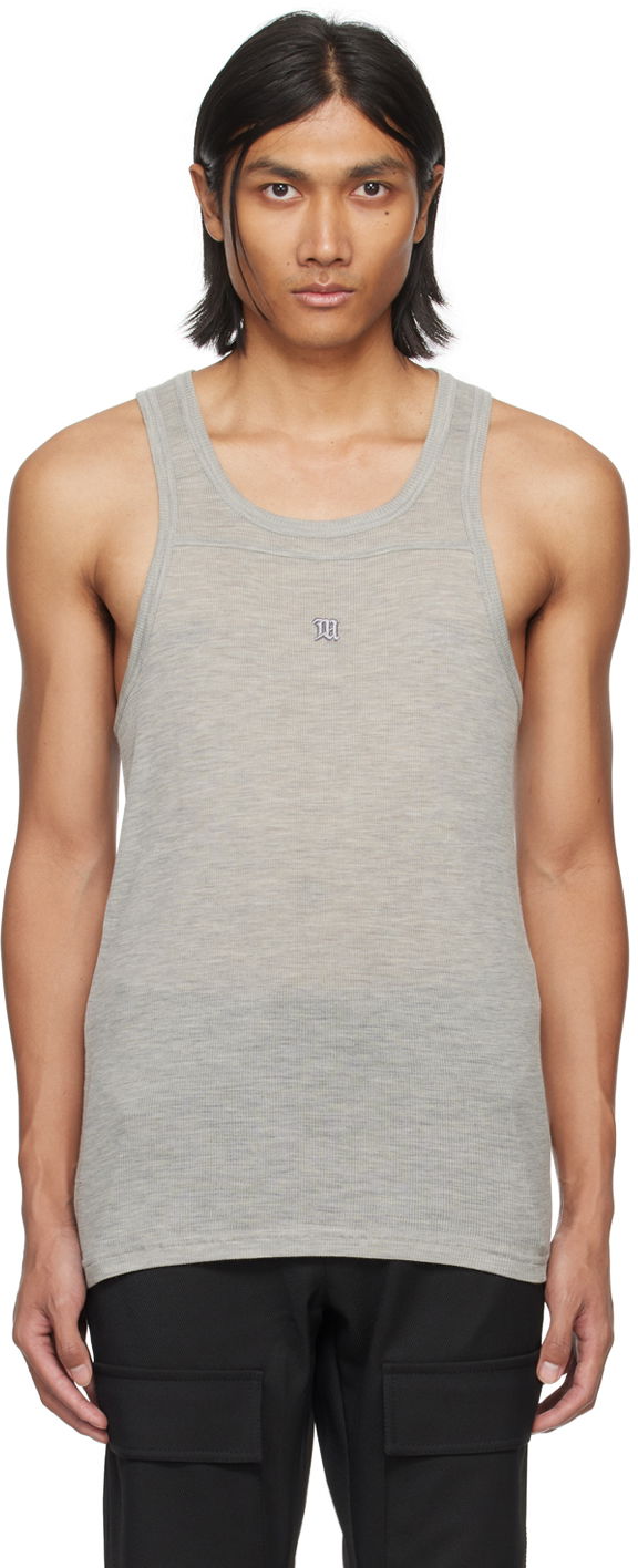 Tankkitoppi MISBHV The M Tank Top Harmaa | 231M134, 0
