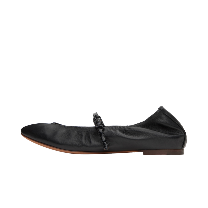 Tennarit ja kengät LANVIN Mary Jane Ballerina Flats Musta | FW-BAMB05-NAPA-H24