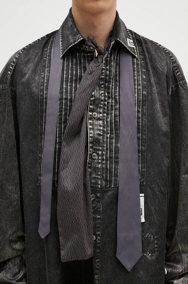 Paita Maison MIHARA YASUHIRO Maison MIHARA YASUHIRO Accessories Mixed Relaxed Longsleeve Shirt Harmaa | J13SH185, 3