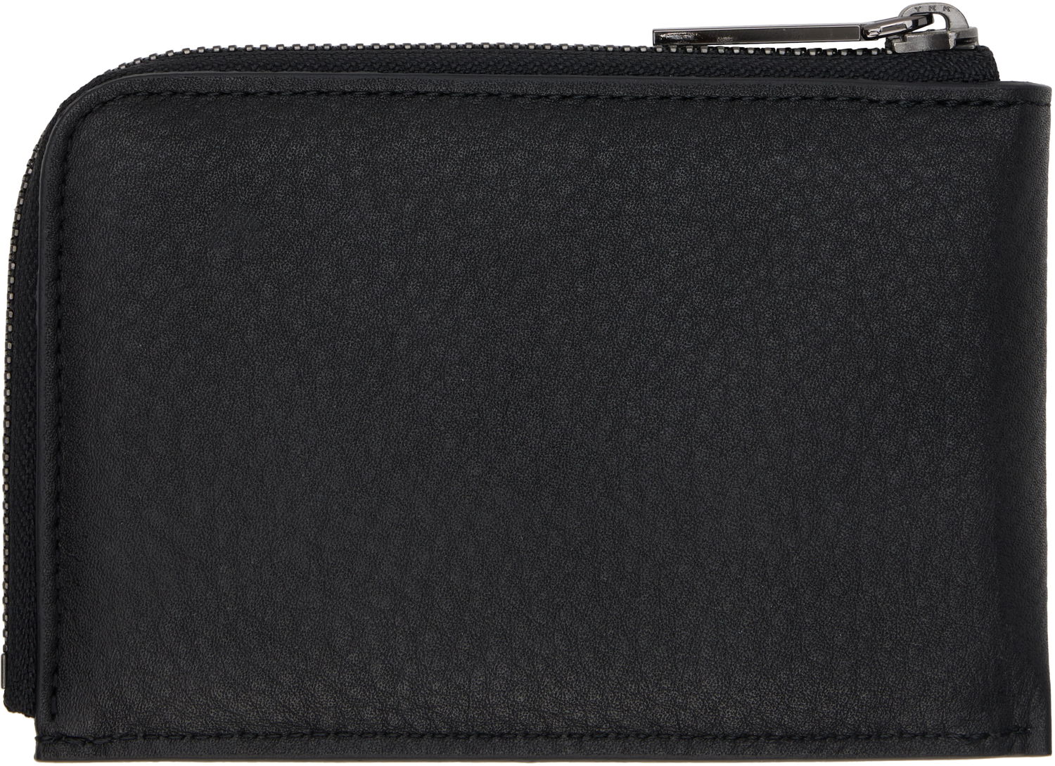 Lompakko Yohji Yamamoto Yohji Yamamoto Signature Zip Wallet Musta | DM-A06-790, 1