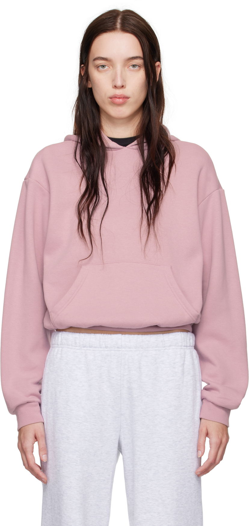 Huppari SKIMS Fleece Classic Hoodie Vaaleanpunainen | TP-PLO-4475