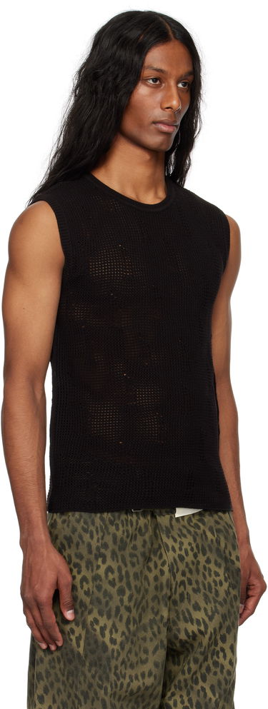 Tankkitoppi Andersson Bell Andersson Bell Net Damaged Sleeveless Tank Top Musta | atb1328m, 1