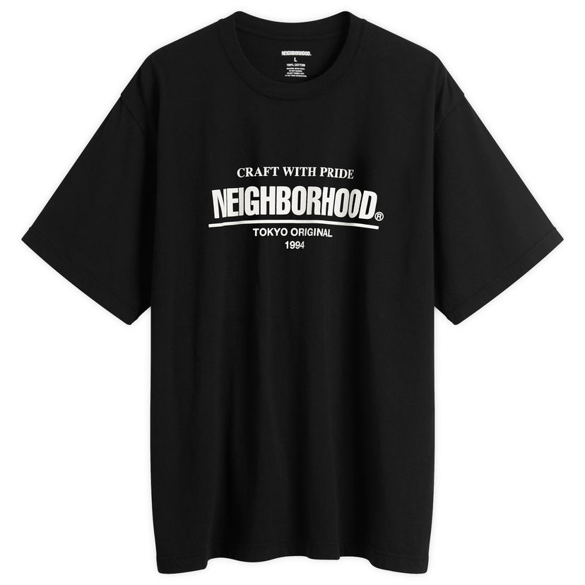 T-paita Neighborhood Classic Logo T-Shirt Musta | 252PCNH-ST01-BLK