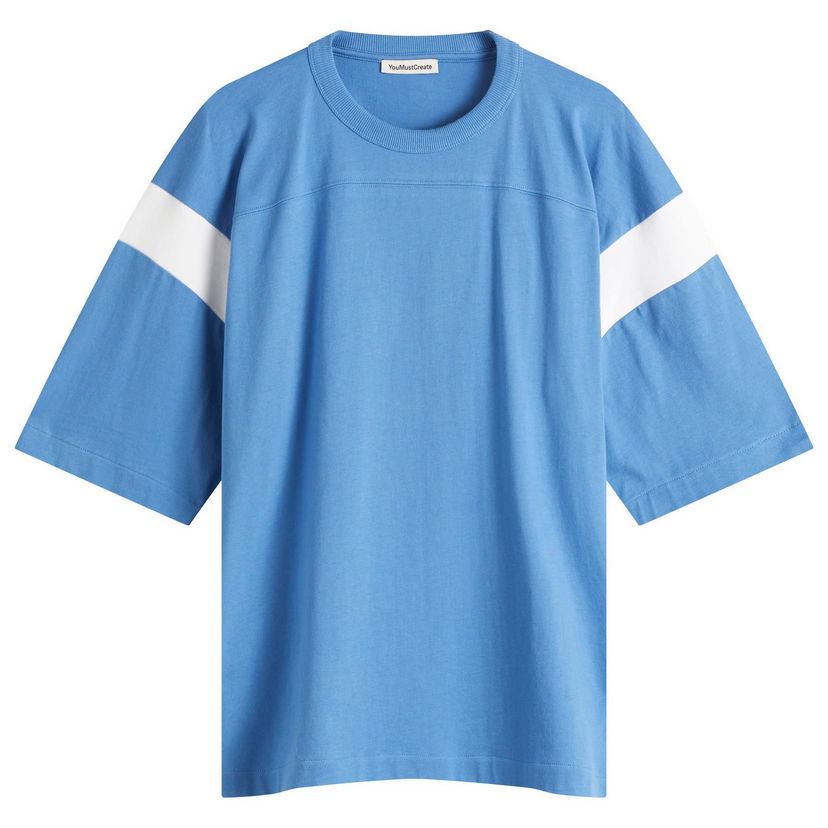 T-paita YMC YMC Skate T-Shirt, Size Large Sininen | P6YAE-41